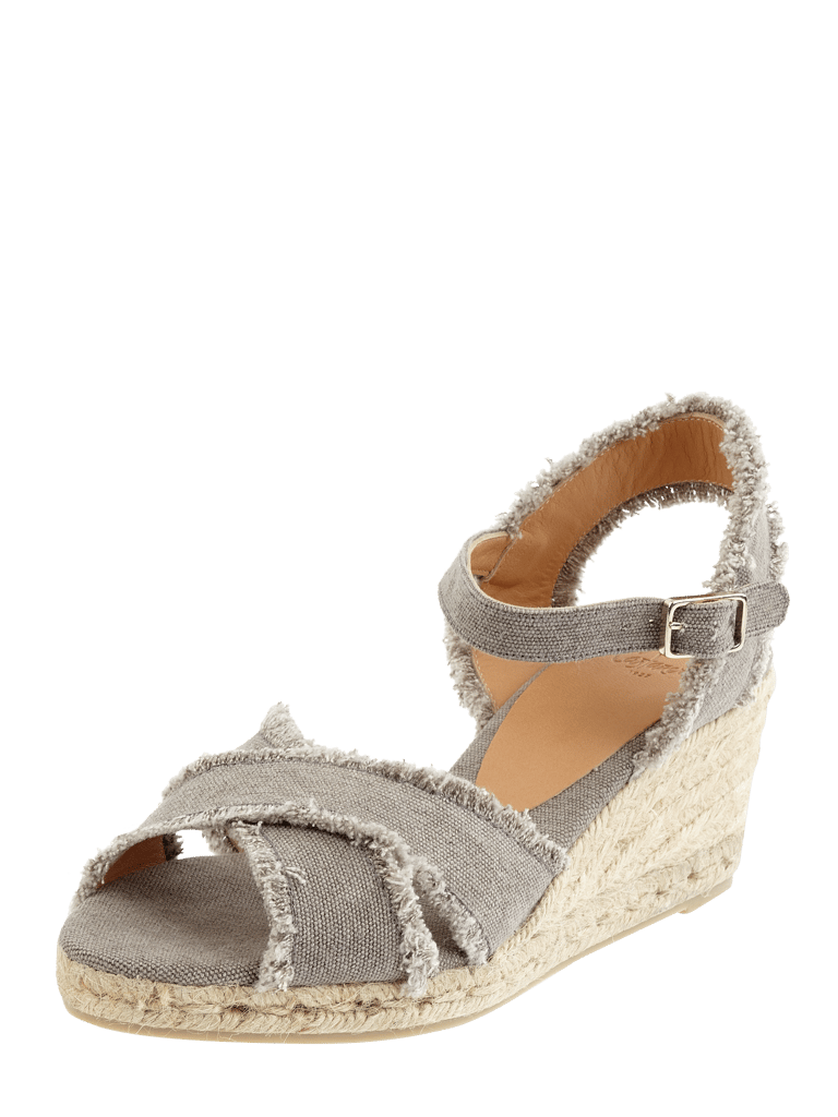 Castañer Wedges aus Textil Modell 'Bromelia' (mittelgrau) online kaufen