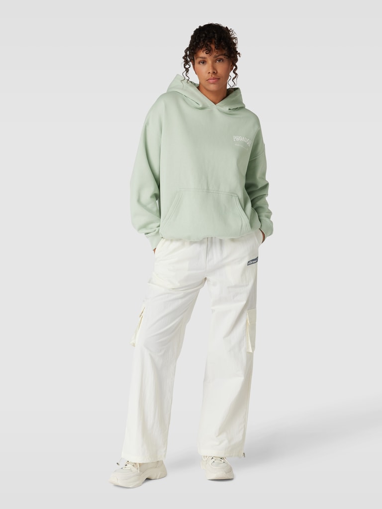 Pegador Oversized Hoodie mit Label-Print Modell 