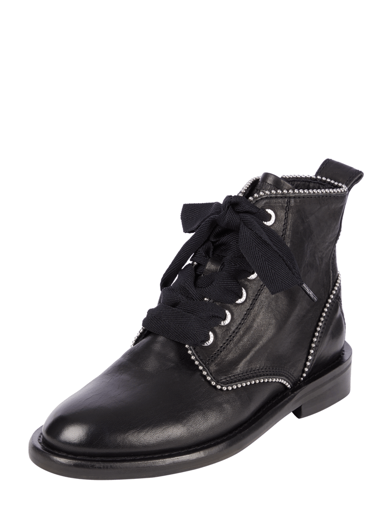 Zadig & Voltaire Boots aus Leder Modell 'Laureen' (black) online kaufen