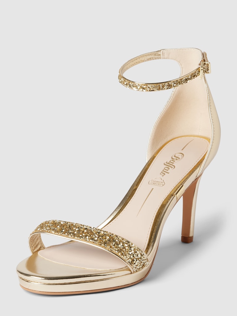 Sandaletten Gold