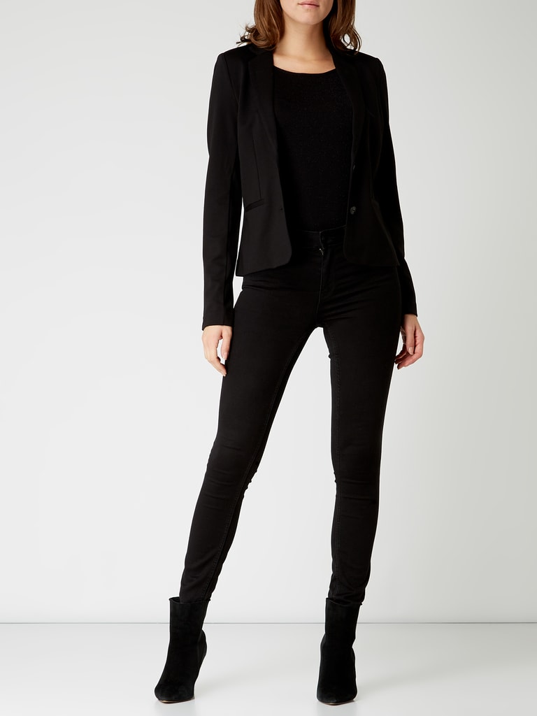 Blazer ONLY Pour Femme - Viscose Polyamide Élasthanne, Coupe Classique, Poches Latérales