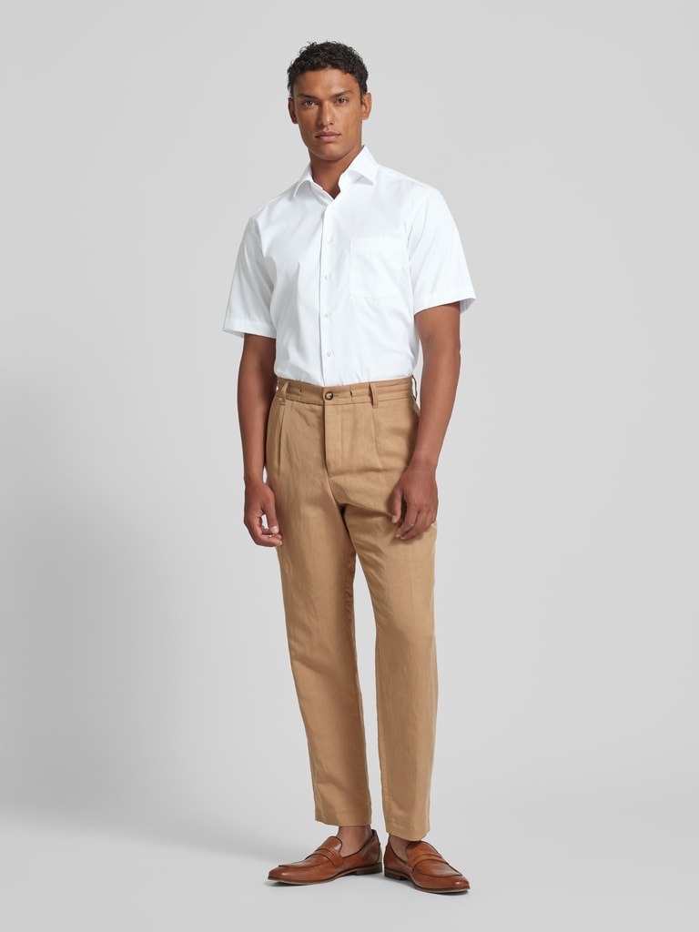 Dickies Werkhemd korte mouwen, Camisa de Trabajo de Manga Corta Curtakurzer. Werkhemd Flex Twill korte mouwen heren (1 stuk), Woestijnzand, L