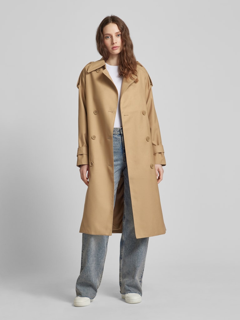 Mädchen Trenchcoat Mit Gürtel – Eleganter Wintermantel