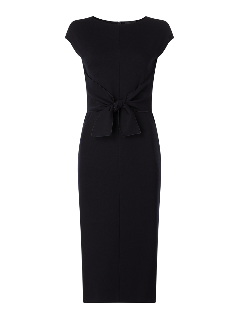 Emporio Armani Jurk met strik in marineblauw online kopen P&C