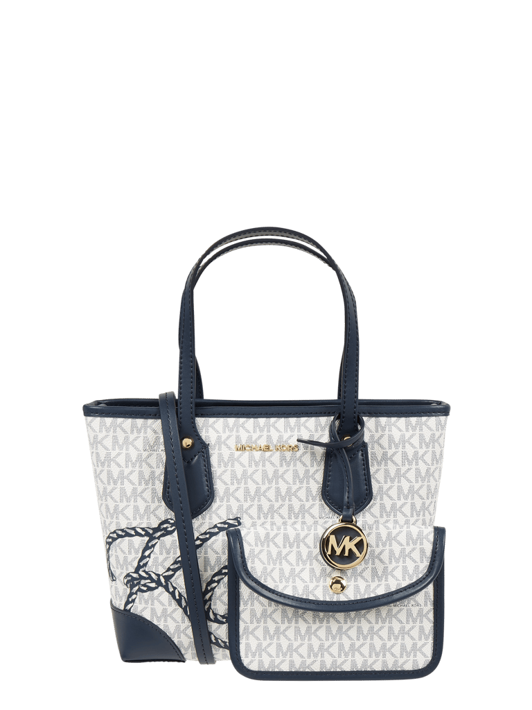 MICHAEL Michael Kors Tote Bag mit LogoMuster Modell 'Eva' (weiß