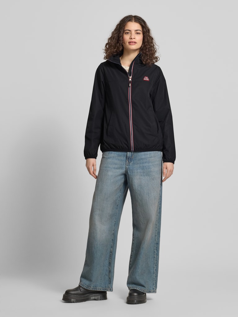 Superdry Regular Fit Windbreaker mit Logo-Applikation (black) online kaufen