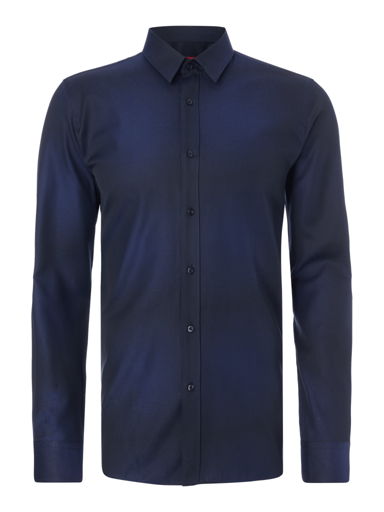 HUGO Slim Fit Business-Hemd mit extralangem Arm (marine) online kaufen