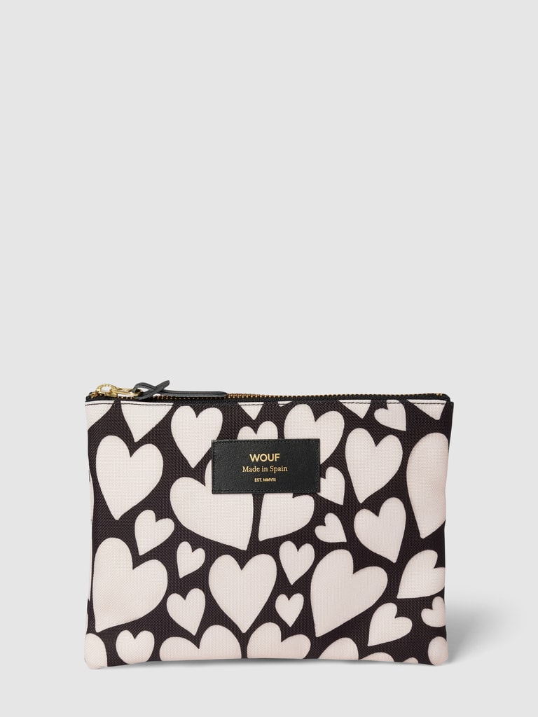 Kosmetiktasche 'I Love My Pit Bull' - Canvas-Make-up-Tasche Mit Reißverschluss, Ca. 20x14 Cm