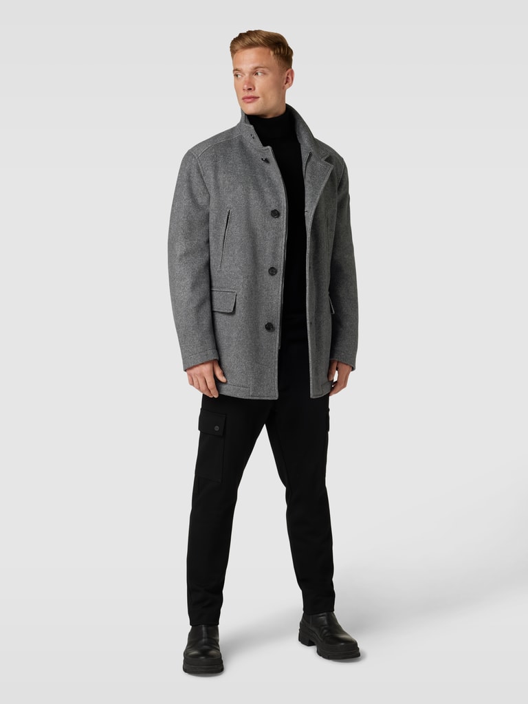 Joop Herren Mantel Joop Mantel Blau Joop Wollmantel Herren Zalando - Main Image