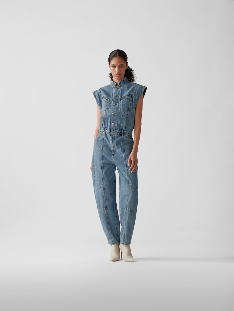 AGOLDE Jumpsuit mit Denim Finish blau online kaufen