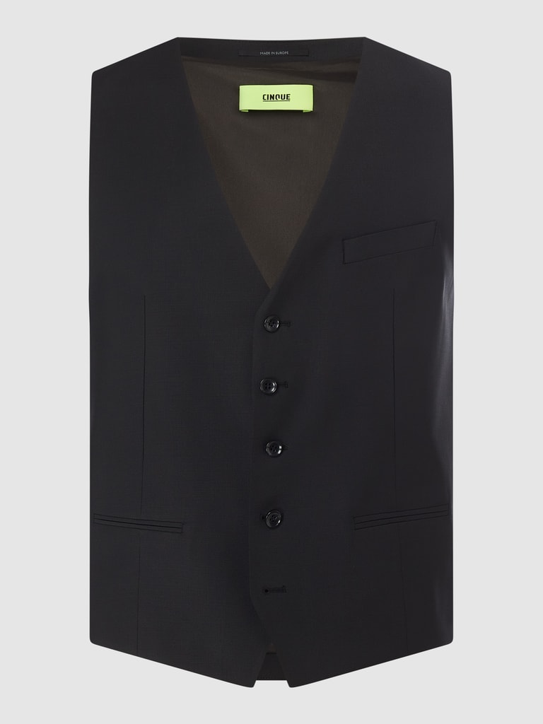 UniqKaliber Damen Anzugweste Tweed - Elegante Business Weste Mit V-Ausschnitt