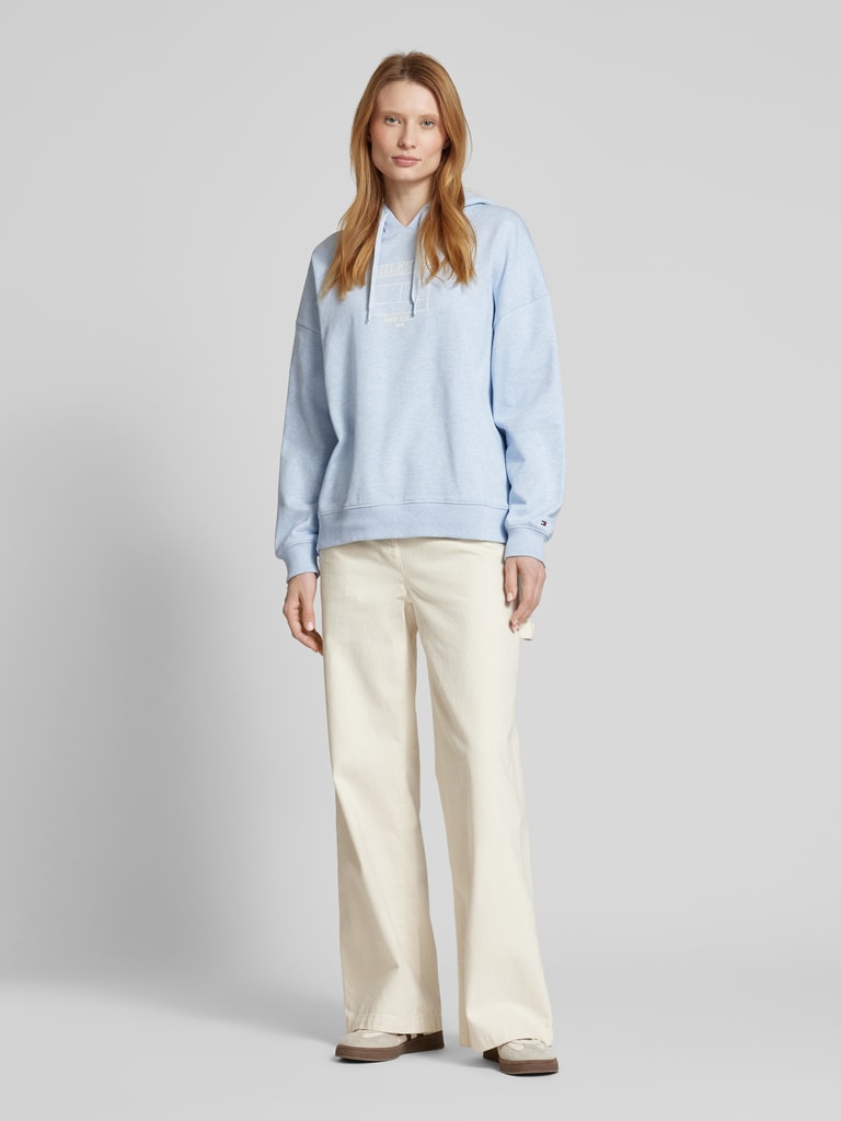 Tommy Hilfiger Oversized Hoodie mit überschnittenen Schultern