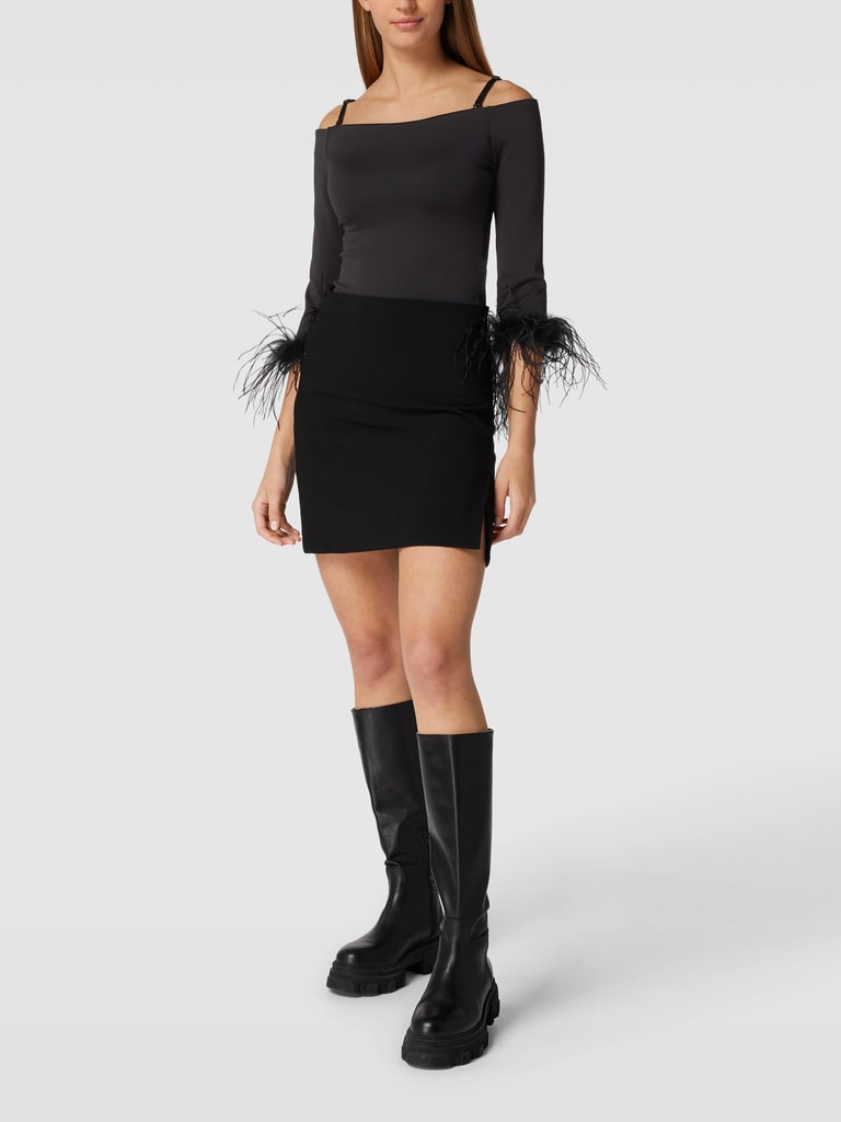 GUESS Body met veren, model 'EVA' in zwart online kopen | P&C