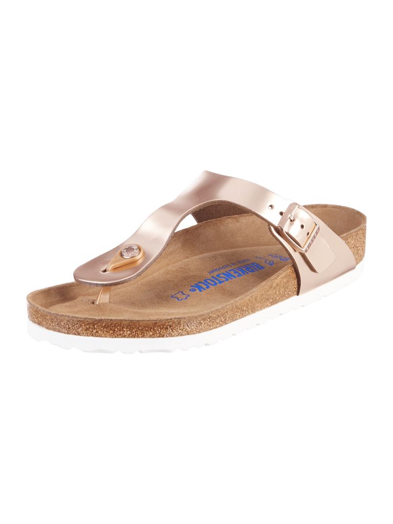birkenstock zehentrenner metallic copper