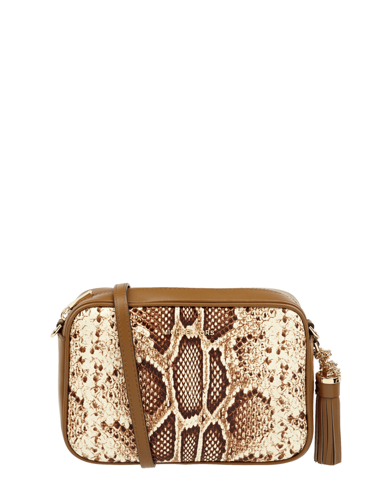 MICHAEL Michael Kors Camera Bag aus Leder in SnakeOptik (beige) online
