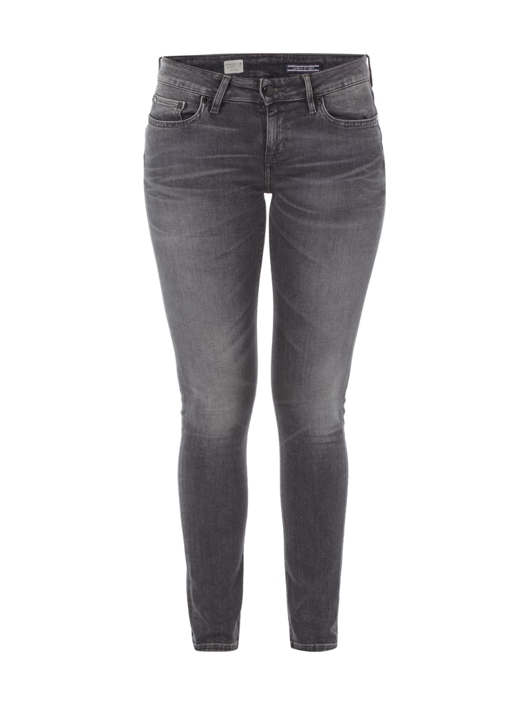 Tommy Hilfiger Stone Washed Skinny Fit 5-Pocket-Jeans (anthrazit  