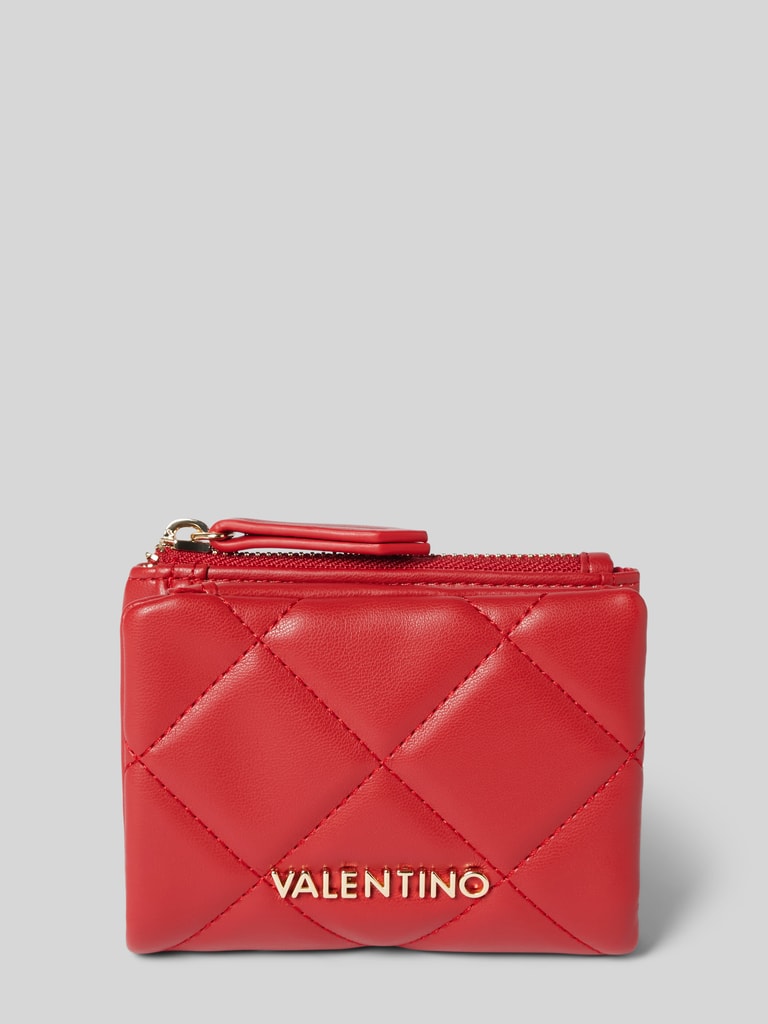 VALENTINO BAGS Portemonnee met siernaden, model 'OCARINA' in rood ...