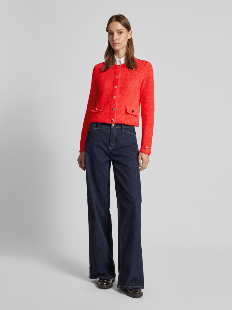 Betty Barclay Cardigan met doorknoopsluiting in rood online kopen | P&C