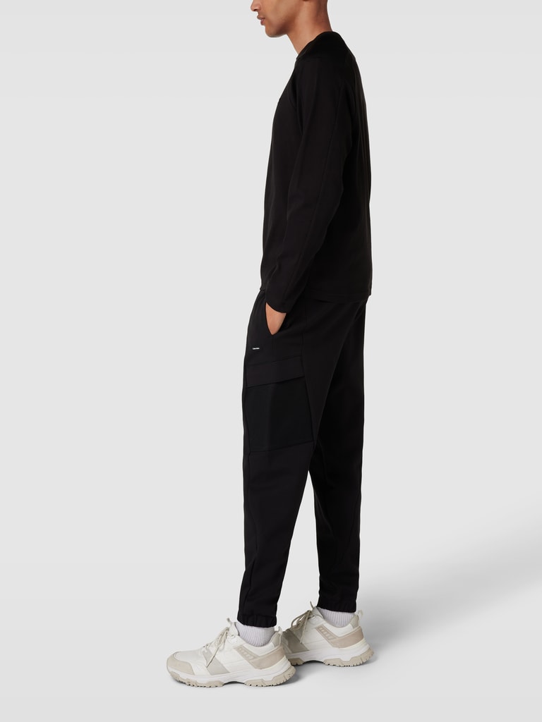 Calvin Klein Black Cotton Women Sweatpants