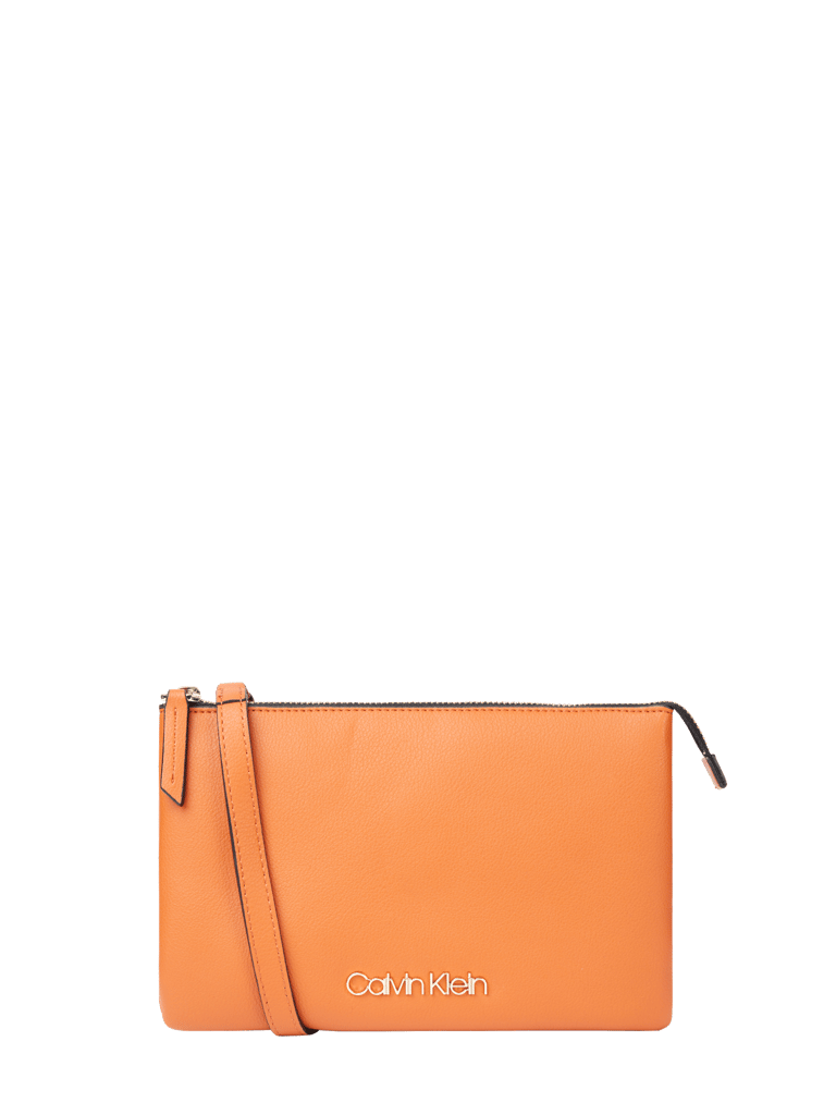 CK Calvin Klein Crossbody Bag in LederOptik (orange) online kaufen