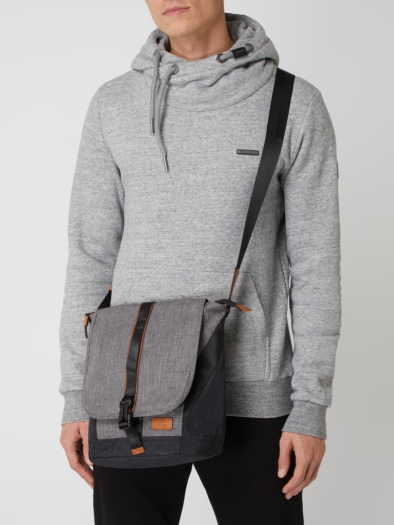 camel active Umhängetasche mit gepolstertem Laptopfach (mittelgrau