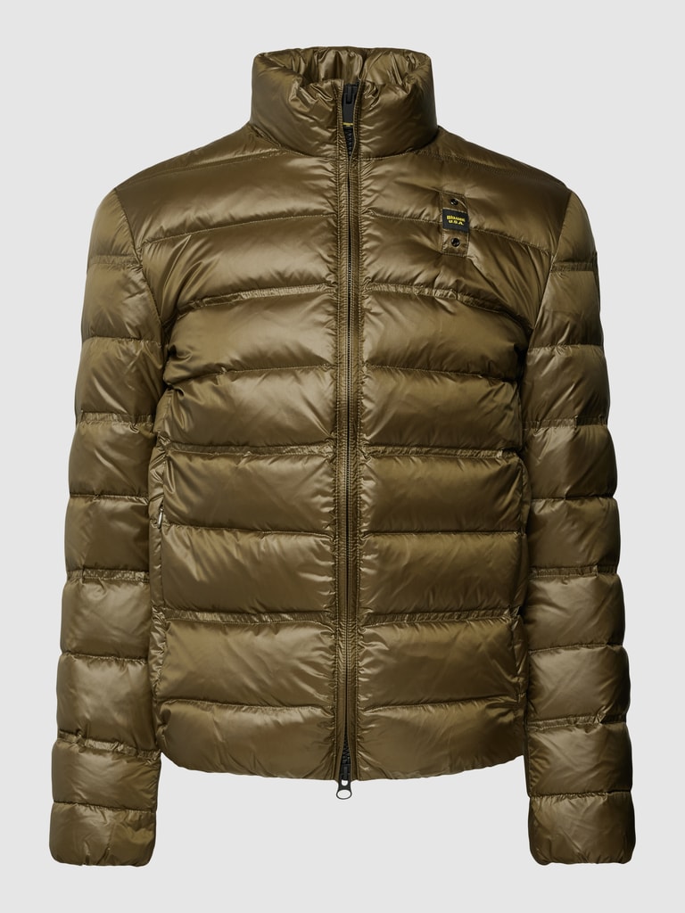 Blauer USA Herren Daunenjacke Adams - Ökologische Winterjacke Wasserabweisend