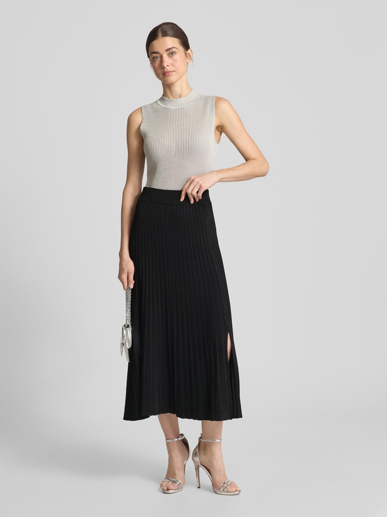 DKNY Gebreide rok met elastische band in zwart online kopen | P&C