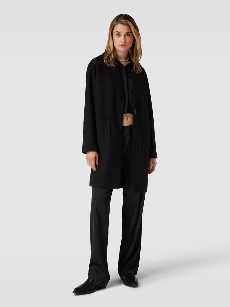 YMING Casual damesjas, lange mouwen, knoopsluiting, voor de winter