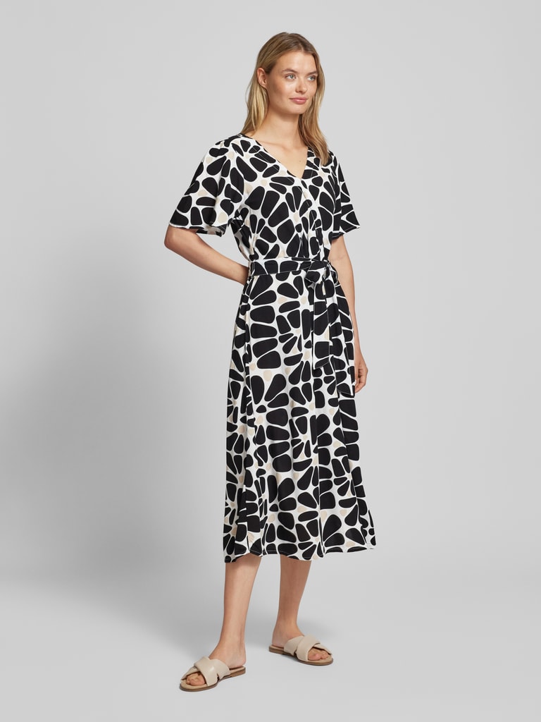 TOM TAILOR Damen Jumpsuit Mit Bindegürtel – Regular Fit, Aus Weicher Viskose, Nachhaltige BE PART Kollektion