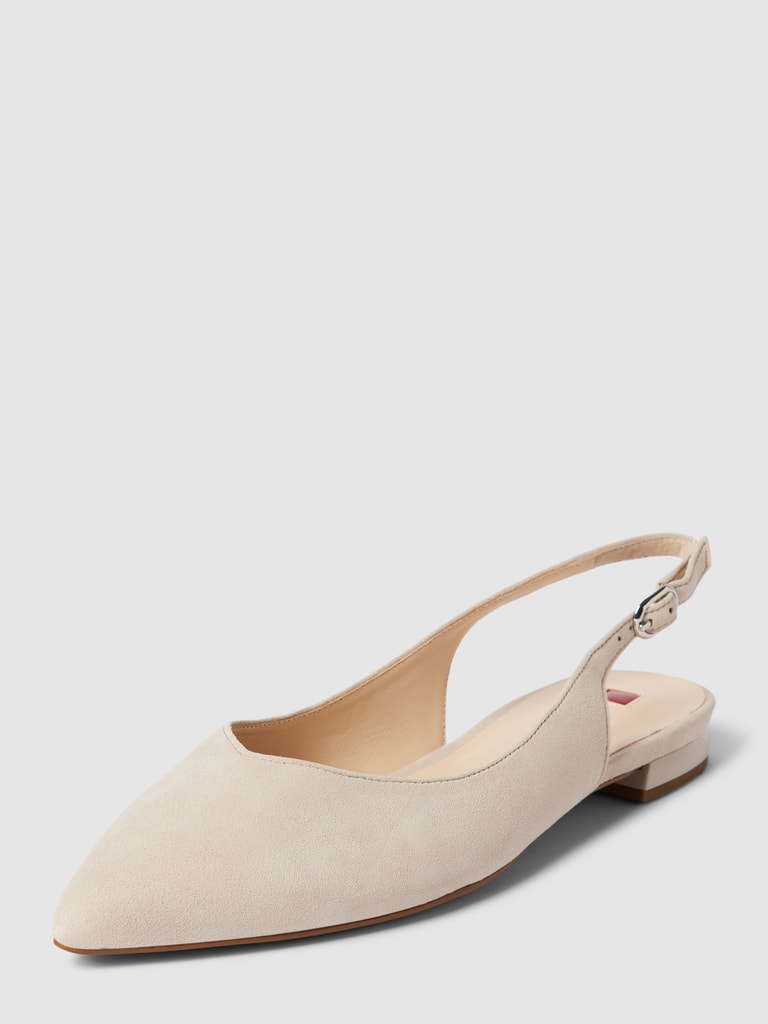 Damen Elegante Slingback Ballerina Schuhe – Schleifen Detail Komfort
