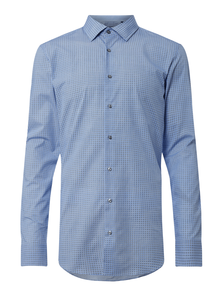 BOSS Slim Fit BusinessHemd aus Baumwolle mit extra langem Arm Modell 