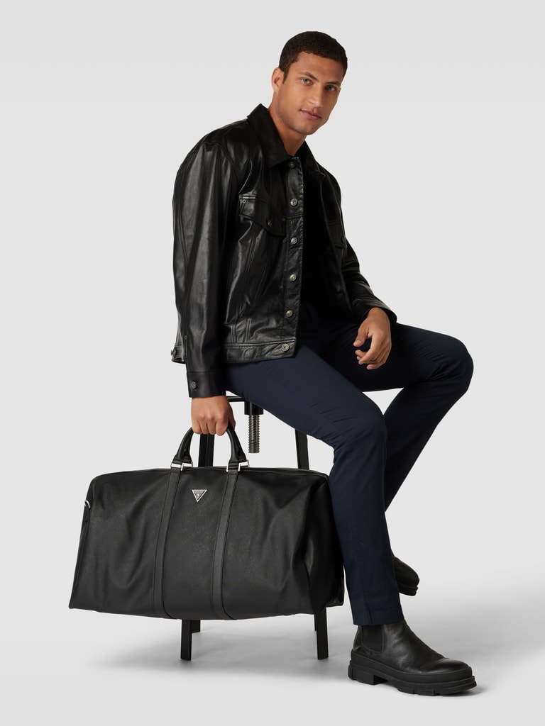 Guess Weekender mit Label-Applikation Modell 'CERTOSA' (black) online kaufen