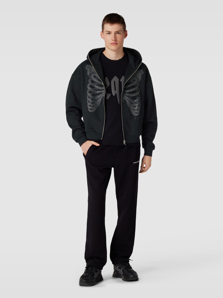 JACK & JONES Jactristan Printed Lounge Set W, zwart, M JACK & JONES Jactristan Printed Lounge Set W, zwart, M