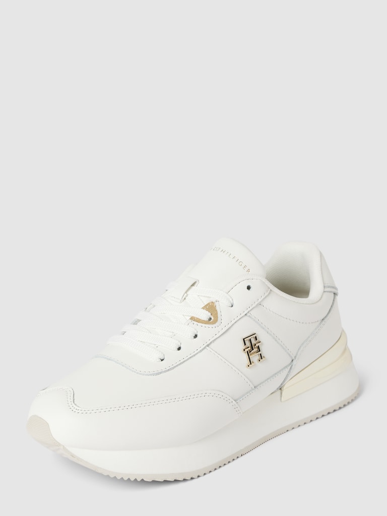 Tommy Hilfiger Sneaker aus Leder mit Label-Detail (ecru) online kaufen