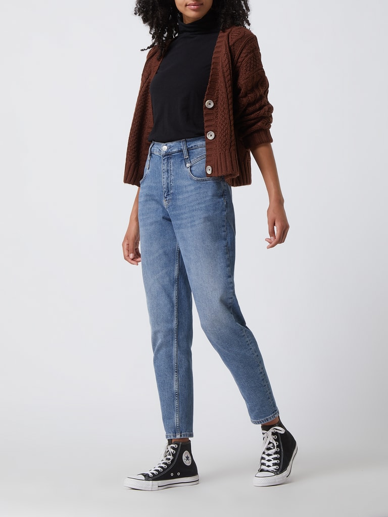 YAYA B.V / Damen-Strick / Cardigan mit Zopfmuster