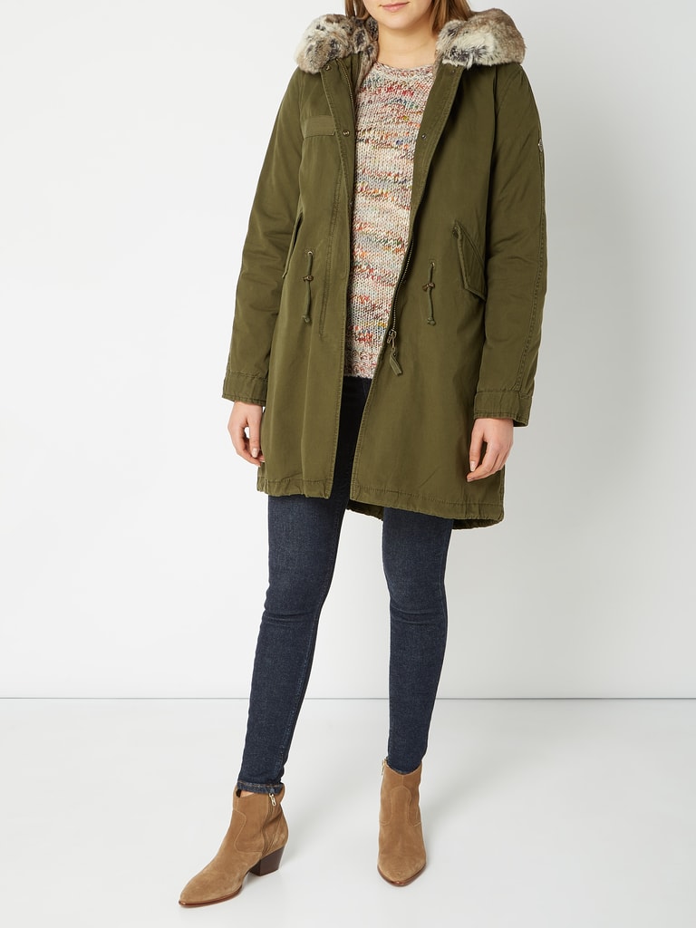 Blonde No. 8 Parka mit herausnehmbarem Webpelzfutter khaki online kaufen