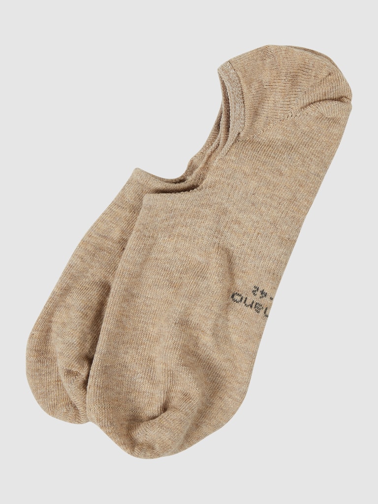 Camano Füßlinge 4er Pack - Unsichtbare Socken Für Damen Und Herren, Größe 43/46, Schwarz, Rutschfest Und Atmungsaktiv
