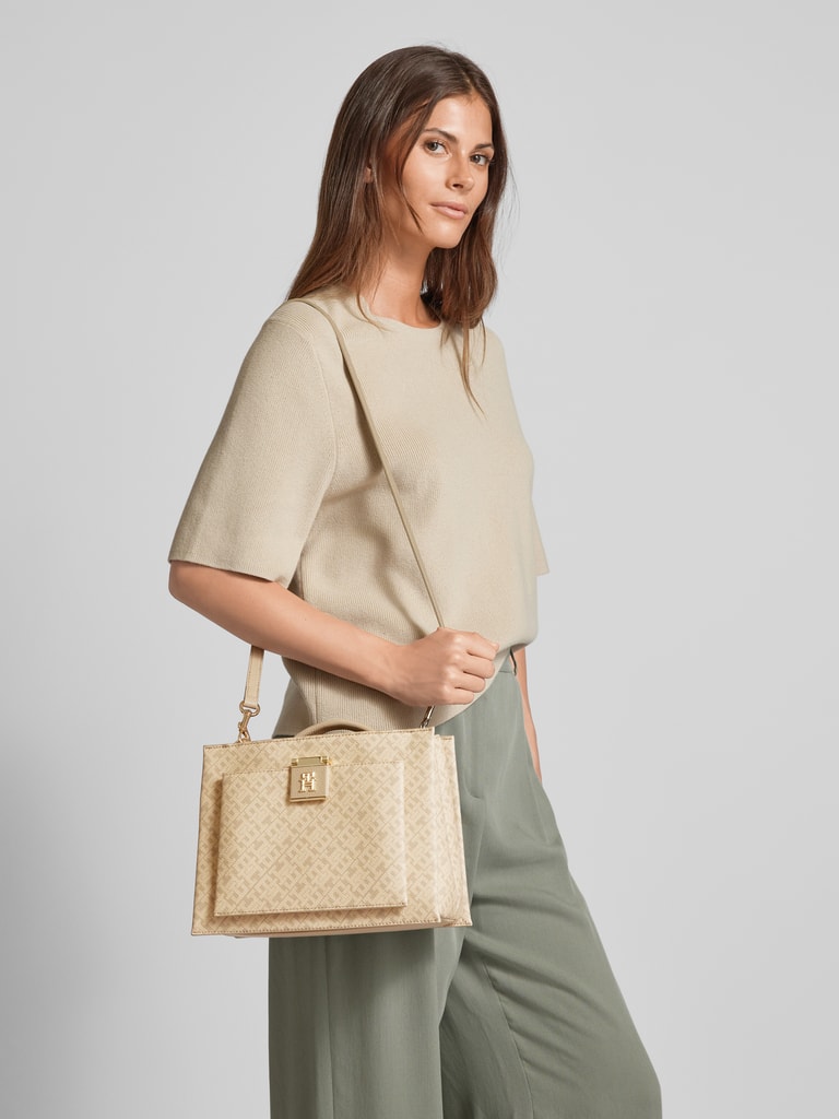 Tommy Hilfiger Tote Bag mit Label-Applikation (beige) online kaufen