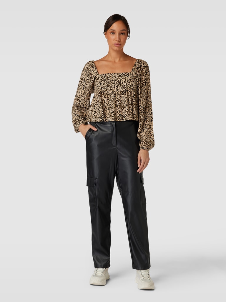 Langärmlige Oberteile Und Hosen Mit Animal-Print Für, Und Mädchen, Lockerer Loungewear-Anzug Für 0 Bis 9 Freizeitanzug Mädchen (Beige, 3-6 Months