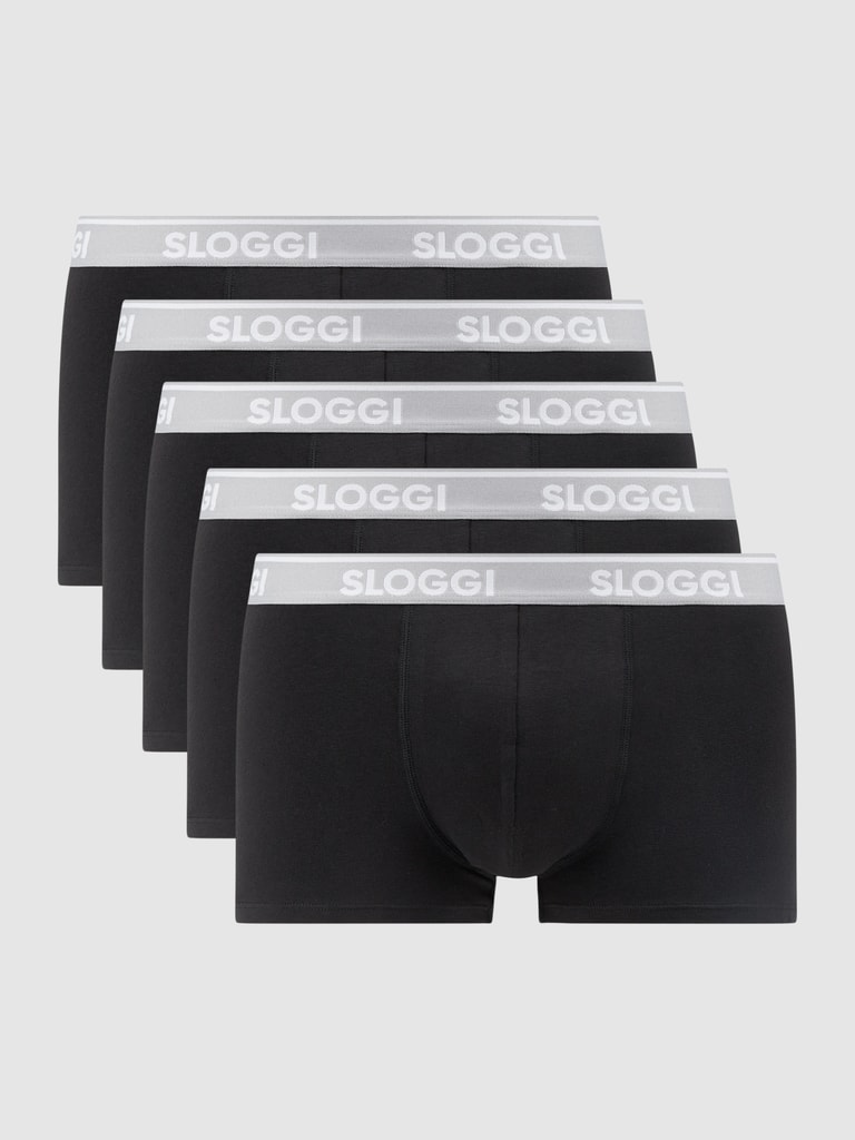Sloggi Bipack Maxi Basic Homme - Lot De 2 Slips 3D Stretch Cotton - Confort Ultime Blanc Noir Gris