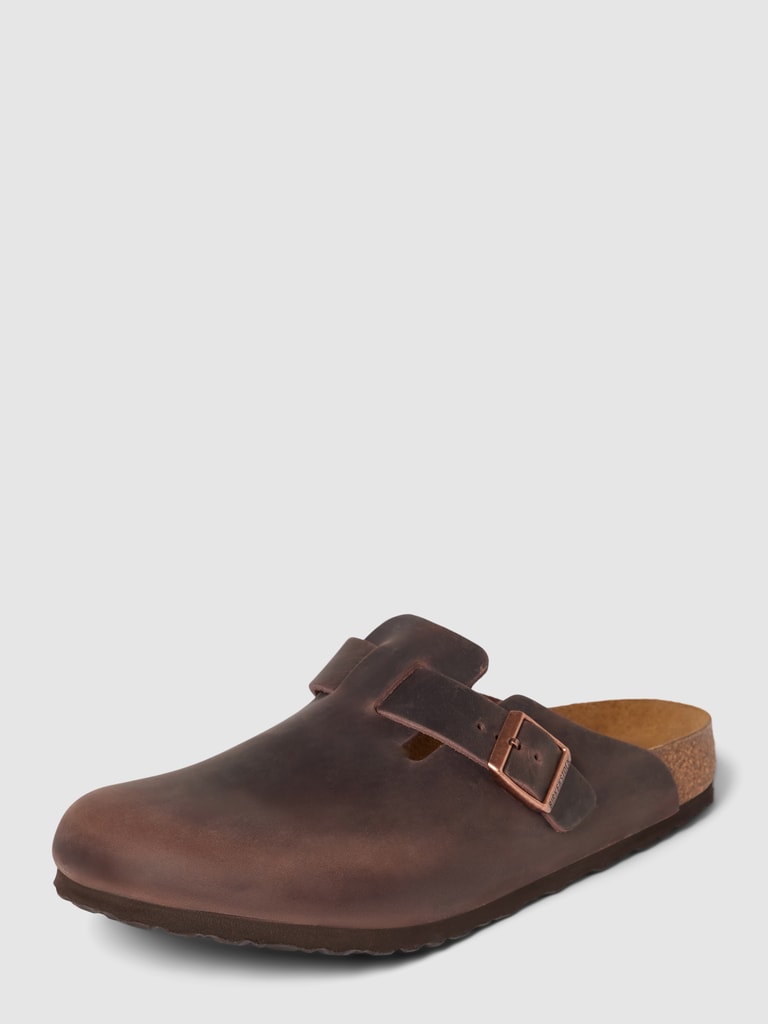 Kup online Birkenstock Kapcie ze sprzączką model ‘BOSTON’ (średniobrązowy)