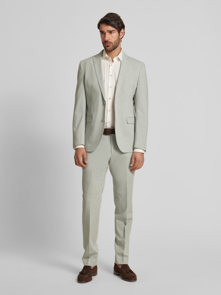 S.Oliver BLACK LABEL Herren Sakko Slim Fit - Elegantes Business Sakko