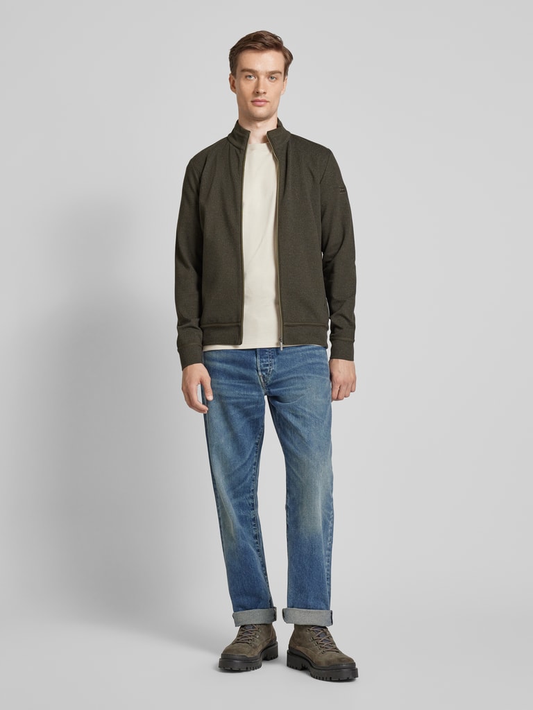 Bugatti Übergangsjacke 8750 25073 Dunkelblau Regular Fit