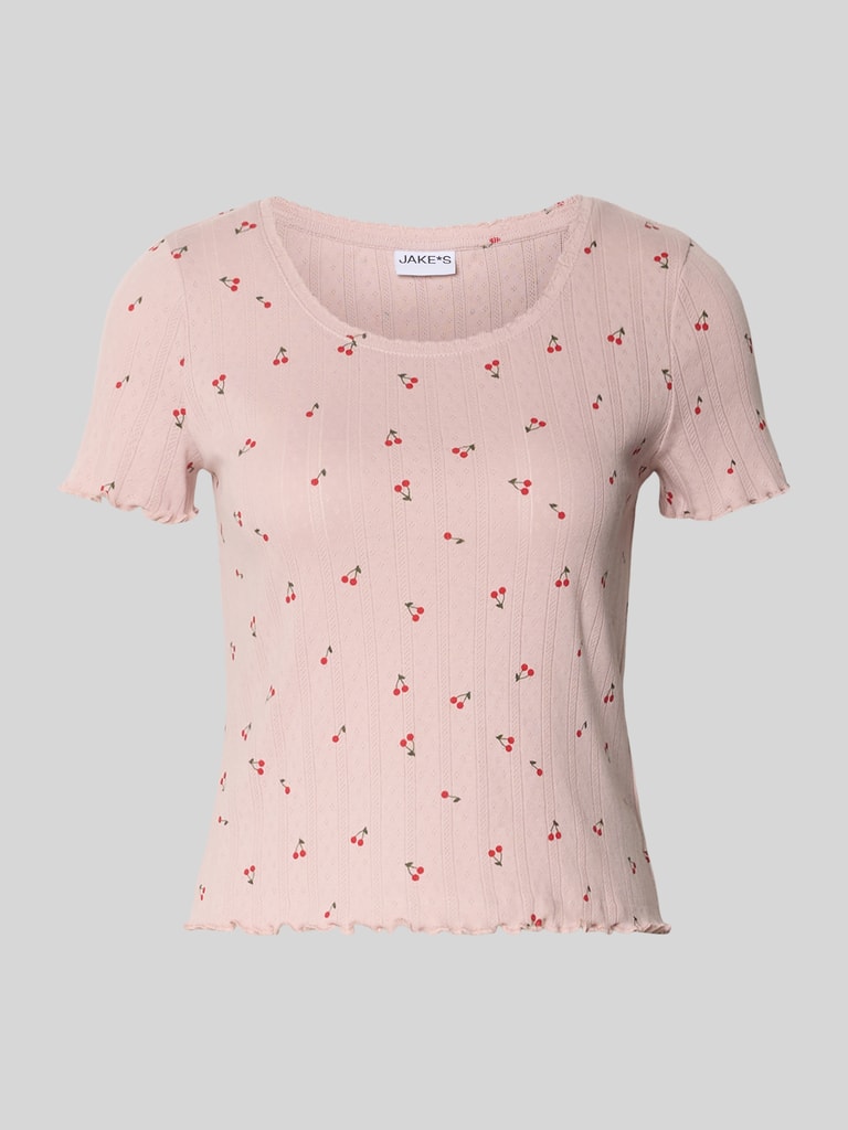 Dpm74 Jake*s Casual Pyjama-Oberteil mit Muschelsaum (hellrosa) online kaufen
