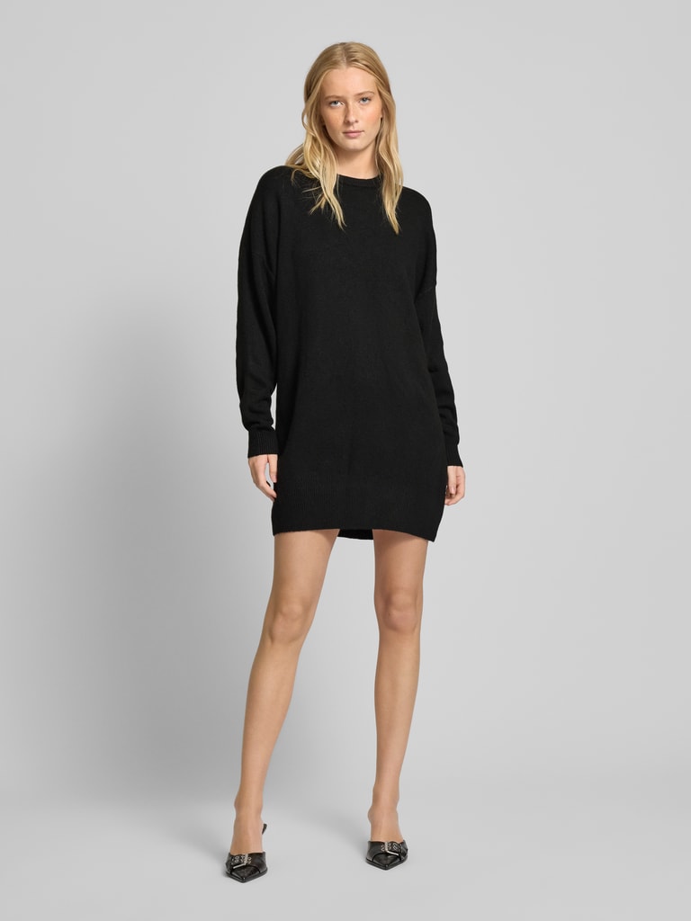 knielanges strickkleid