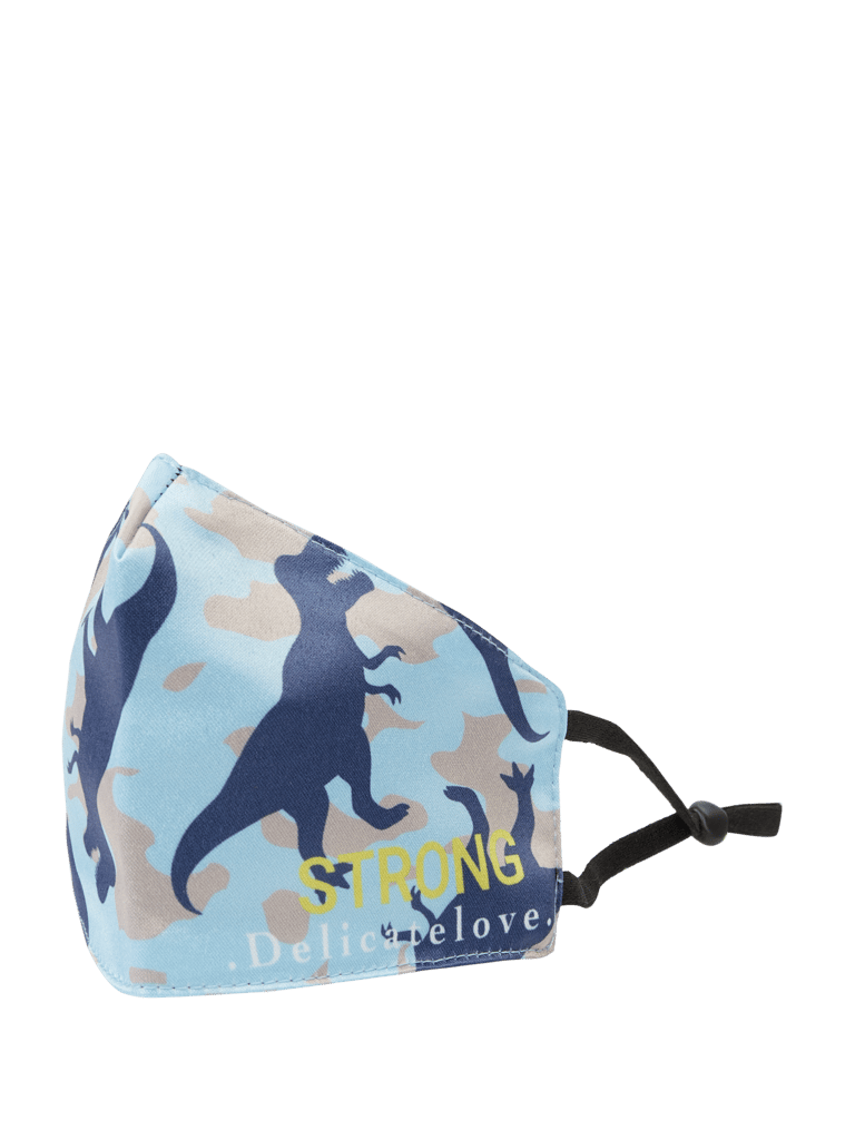 Delicate Love Kinder Mund Nase Maske Mit Dino Muster Hellblau Online Kaufen