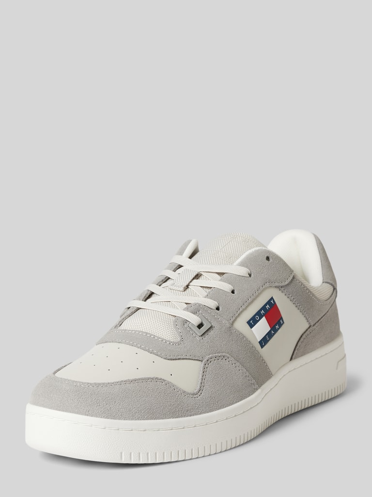Tommy Jeans Ledersneaker mit Label-Patch Modell 