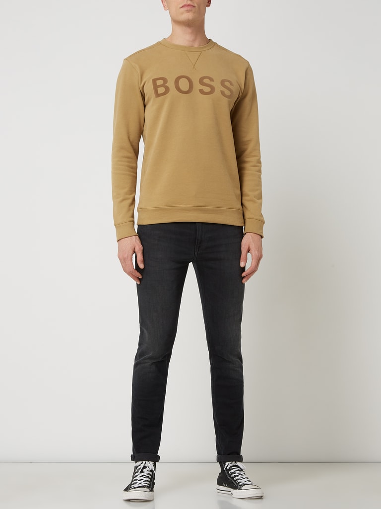 BOSS Orange Sweatshirt mit Logo Modell &amp;#39;Weefast&amp;#39; (haselnuss braun ...