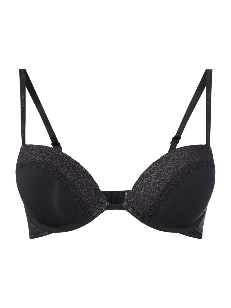 Calvin Klein Underwear PushupBH aus Mikrofaser mit Bügeln (black