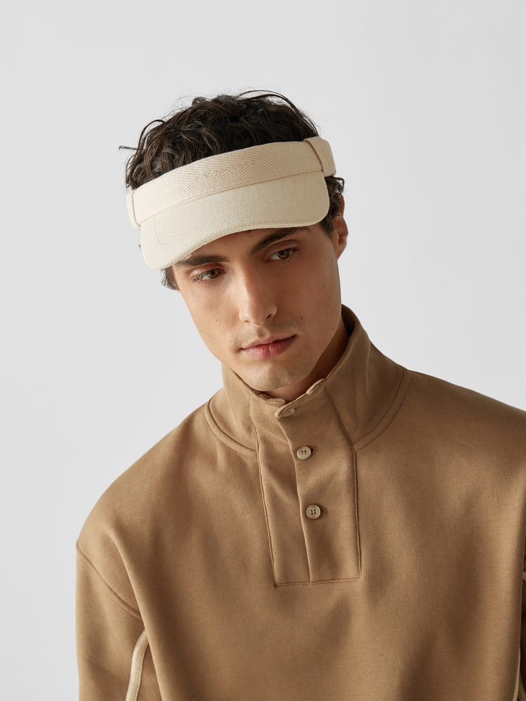 Jacquemus Unisex Visor Cap (offwhite) online kaufen